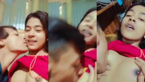 19 years old Bihari couple passionate boobs sucking mms