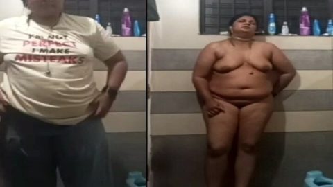 BBW sex affair viral village nude bath and sex