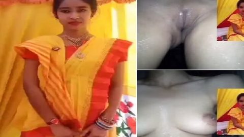 Bangladeshi village girl naked on video call