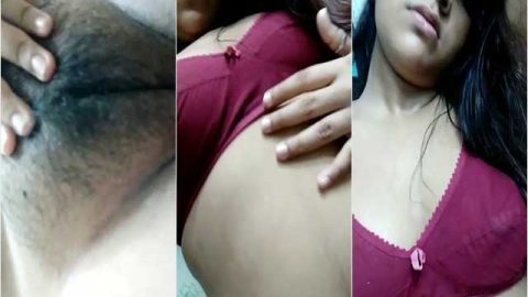 Beautiful girl showing hairy armpit and pussy