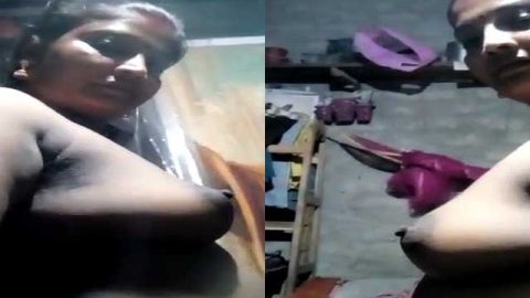 Bengali Bhabhi showing boobs from different angles
