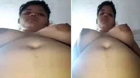 Bengali girl big boobs exposing selfie video