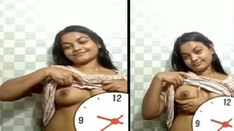 Bengali girl video call sex boobs show to lover