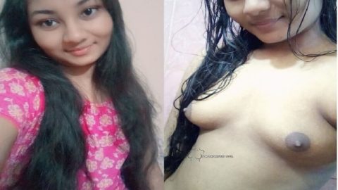 Bengali small boobs girl nude after bath