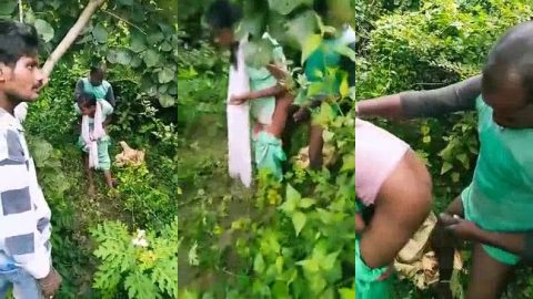 Bengali village bitch girl spicy group sex in jungle viral mms