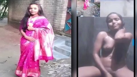 Bengali village girl nude bath and masturbation
