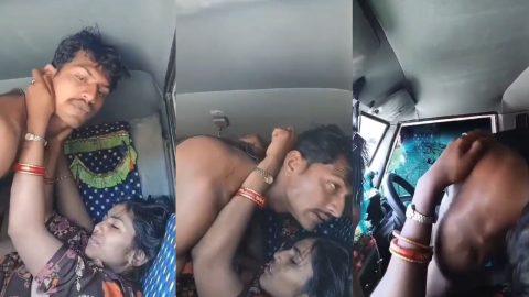 Bengali young tempo driver rammed stranger bhabhi's pussy in tempo