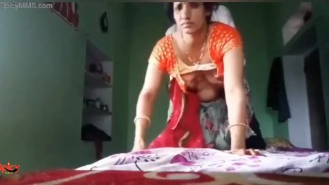 Bhojpuri village aunty banged by Sarpanch's pervert son