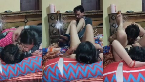 Bhojpuri village lovers erotic intense 69 sex and blowjob MMS