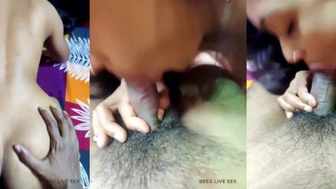 Bhojpuri wife pleased with deep blowjob and hard doggy style