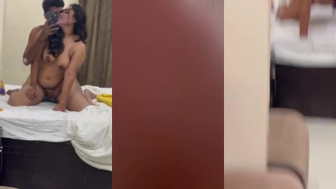 Big boobs Indian gf sensual romance and doggy style chudai mms