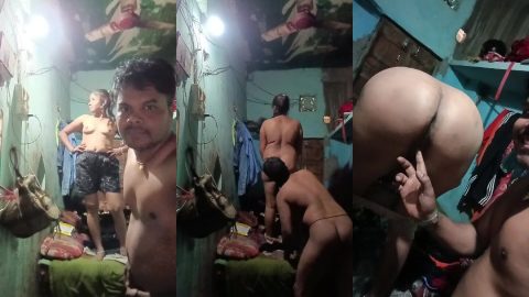 Bihari desi husband licking sexy wife's ass selfie mms