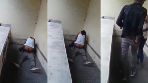 Bihari young couple's hidden mms of fucking in college building