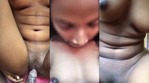 Busty Mallu girlfriend sensual dick-riding with lover