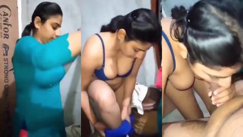 Cheating Noida housewife secret missionary sex with college friend