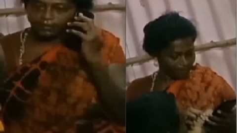 Chennai Tamil aunty boob sucking viral clip
