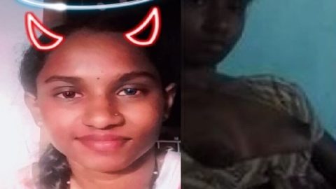 Chennai Tamil girl boobs show viral selfie clip