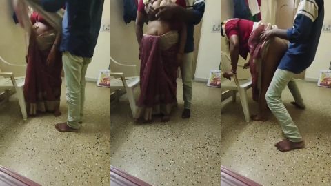 Chennai chubby mom and horny son viral doggy style fucking