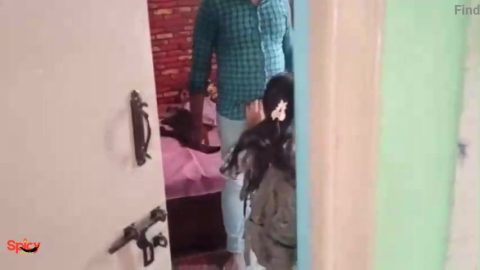 College hot girl fucked by new school teacher and swallowed his cum