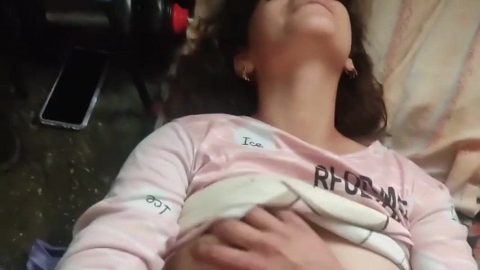 Cute Assamese girl rubbing pussy in pain while fucking hard
