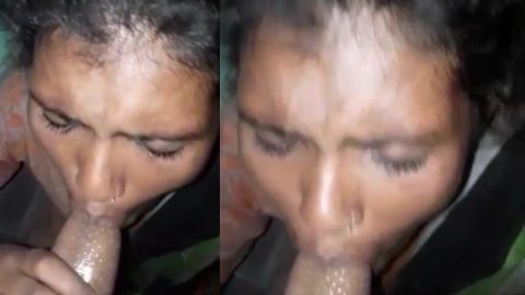 Dehati girl sucking big fat dick