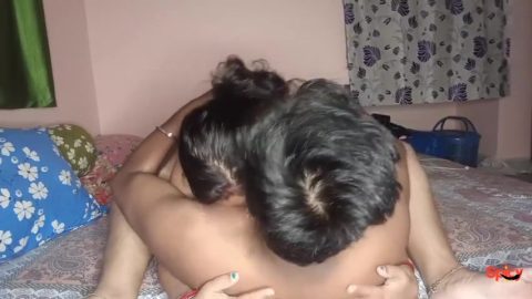 Delhi slutty husband and wife intense sex with Hindi talking
