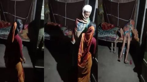Desi Incest sex scandal cheating wife with her father-in-law