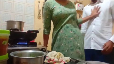 Desi bhabhi seduced and fucked by devar in kitchen porn mms