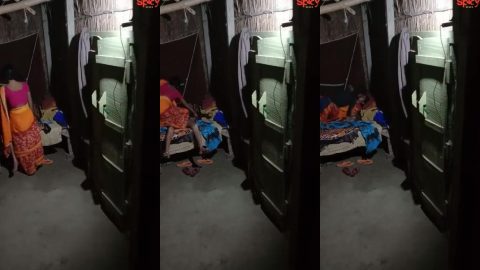 Desi cheating wife and her ex-lover caught in secret camera by husband