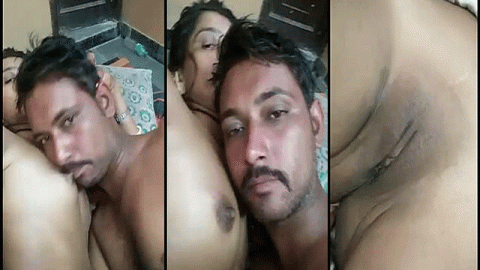 Nude Desi girl nipple sucking and kissing with her lover