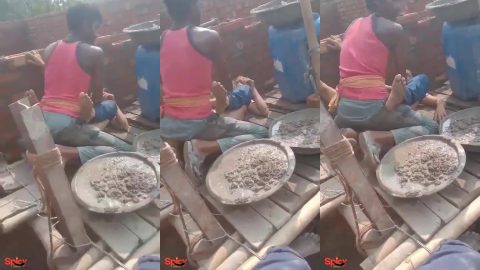 Desi labour boys fucking sexy house owner's girl on work site