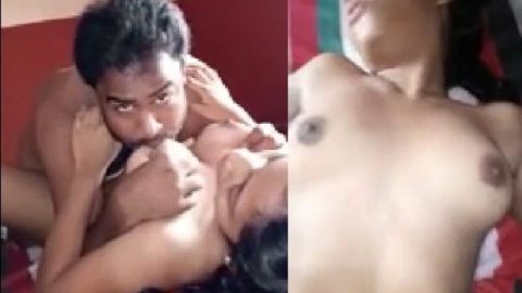 Desi lover fucking his GF in missionary sex style