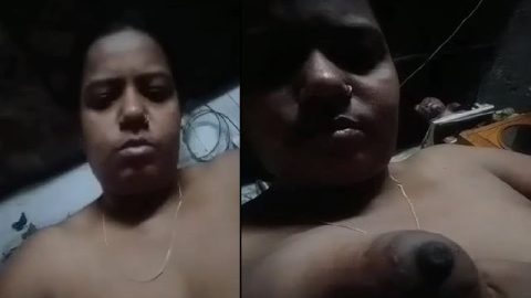 Desi wife licking boob and sucking nipple freshmms