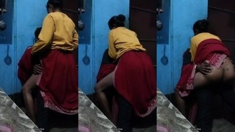 Desperate village housewife riding and fucking with neighbour boy
