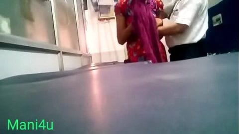 doctor sex video with her patient during the checkup in the hospital