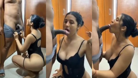 Goa sexy bitch makes hot client cum with her spicy deepthroat