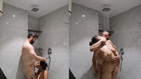HD shower sex of newly married Indian couple