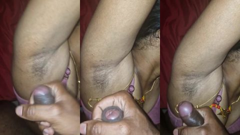 Hairy armpits desi bhabhi take cumshot from lover
