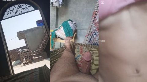 Haryanvi village couple spicy rooftop sex with hindi talking