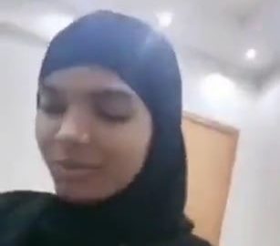 Hijabi Bangladeshi girl riding dick of lover