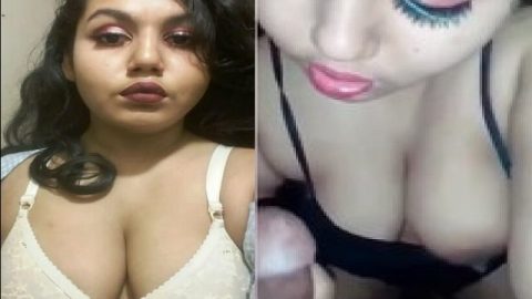 Hijabi girl nipple slip blowjob to boyfriend