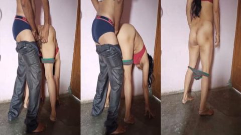 Horny Indian couple Hindustani doggy style sex video