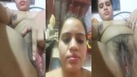 Horny Desi Bhabhi Fingering her vaginal hole harder