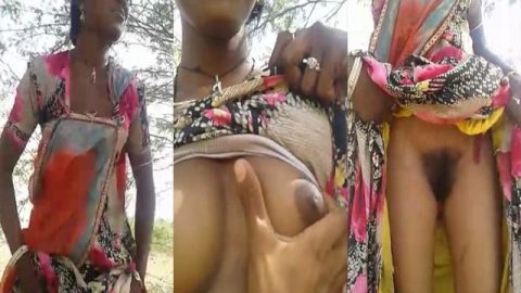 Adivasi girl sex with her boyfriend caught on cam