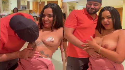 Indian Sardarji sucking boobs of foreign girl