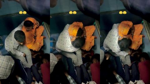 Indian couple passionate romance in train hot mms