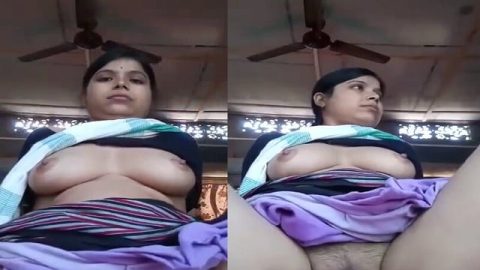 Indian housewife sex teasing nude show for lover