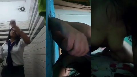Indian office girl satisfying her lust with solo sex
