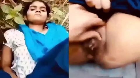 Indian outdoor xxx girl pussy fuck in jungle
