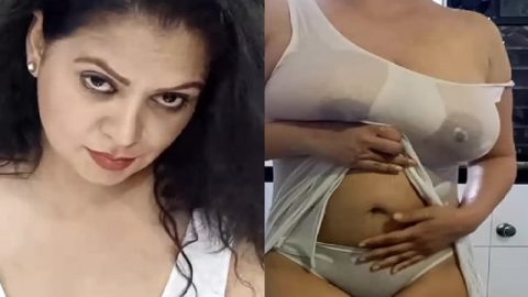 Indian porn webseries actress Sapna wet see through